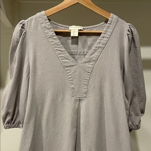 Cynthia Rowley Light Gray High Low Dress - Picture 3 of 6